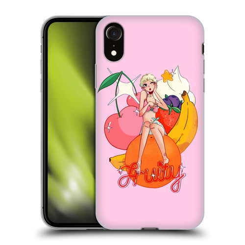 Chloe Moriondo Graphics Fruity Soft Gel Case for Apple iPhone XR