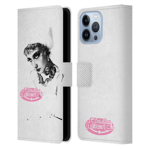Chloe Moriondo Graphics Portrait Leather Book Wallet Case Cover For Apple iPhone 13 Pro Max