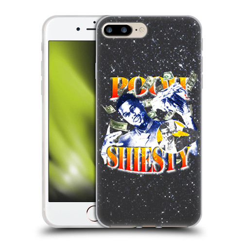 Pooh Shiesty Graphics Art Soft Gel Case for Apple iPhone 7 Plus / iPhone 8 Plus