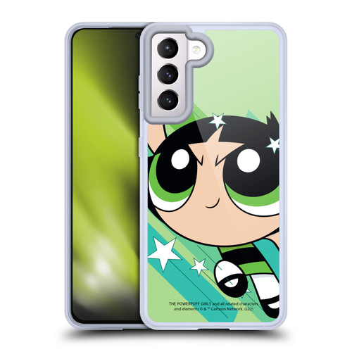 The Powerpuff Girls Graphics Buttercup Soft Gel Case for Samsung Galaxy S21 5G & MagSafe