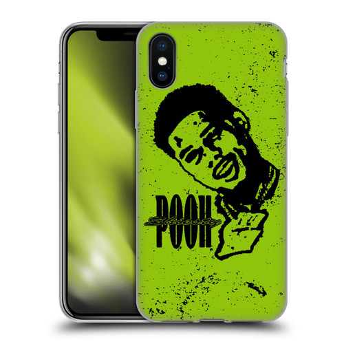 Pooh Shiesty Graphics Sketch Soft Gel Case for Apple iPhone X / iPhone XS