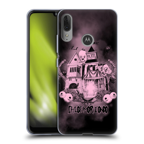 Chloe Moriondo Graphics Hotel Soft Gel Case for Motorola Moto E6 Plus