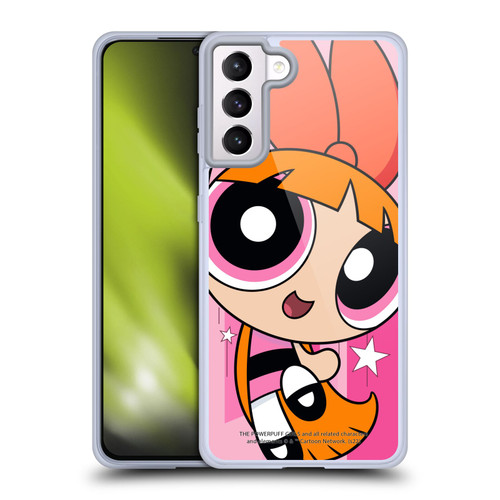 The Powerpuff Girls Graphics Blossom Soft Gel Case for Samsung Galaxy S21+ 5G & MagSafe