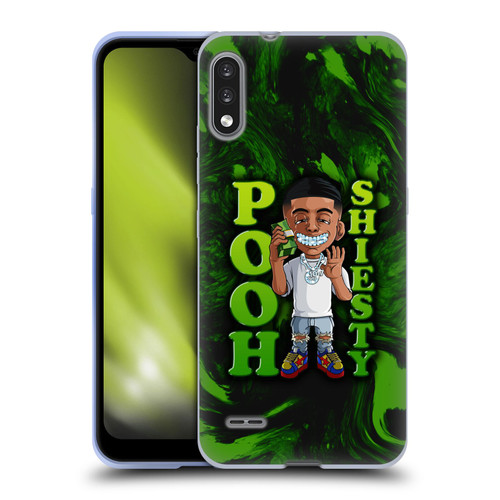 Pooh Shiesty Graphics Green Soft Gel Case for LG K22