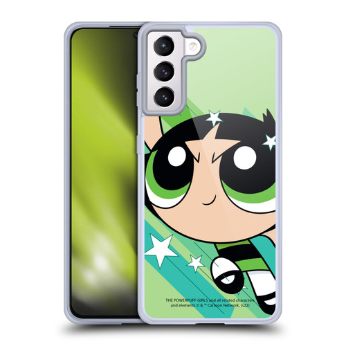 The Powerpuff Girls Graphics Buttercup Soft Gel Case for Samsung Galaxy S21+ 5G & MagSafe