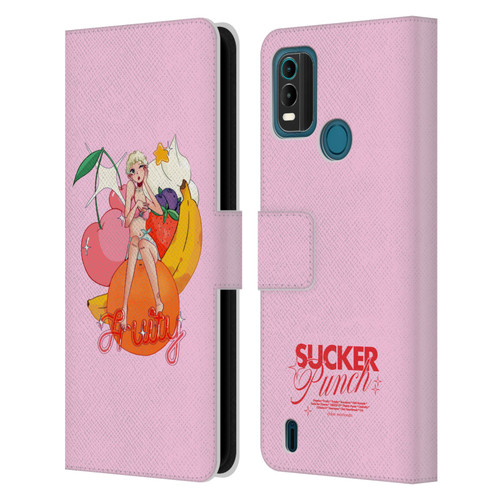 Chloe Moriondo Graphics Fruity Leather Book Wallet Case Cover For Nokia G11 Plus