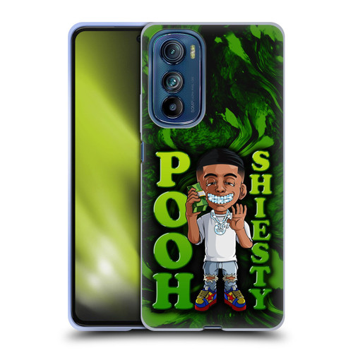 Pooh Shiesty Graphics Green Soft Gel Case for Motorola Edge 30