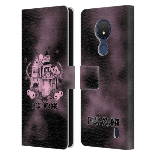 Chloe Moriondo Graphics Hotel Leather Book Wallet Case Cover For Nokia C21