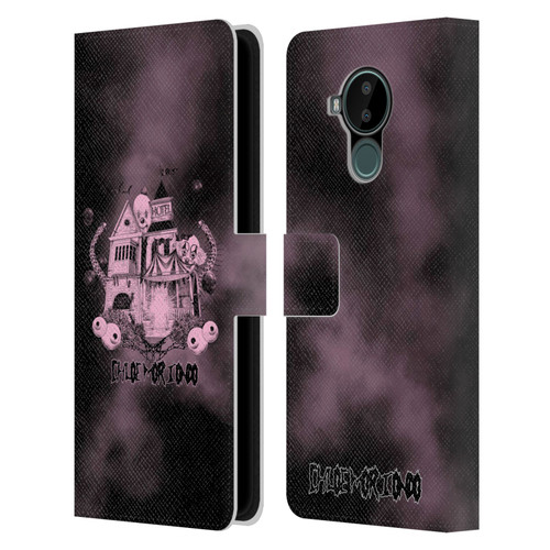 Chloe Moriondo Graphics Hotel Leather Book Wallet Case Cover For Nokia C30