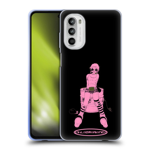 Chloe Moriondo Graphics Pink Soft Gel Case for Motorola Moto G52