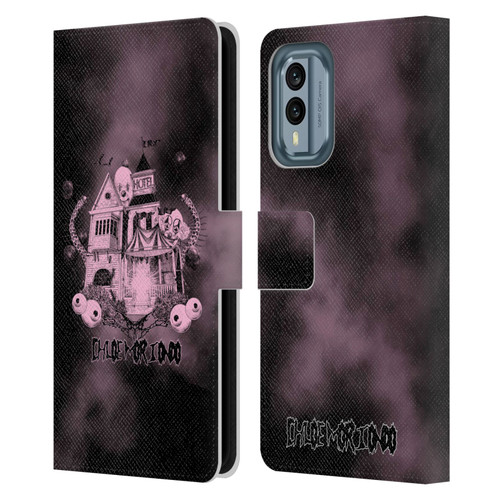 Chloe Moriondo Graphics Hotel Leather Book Wallet Case Cover For Nokia X30