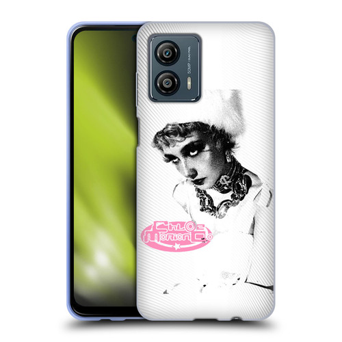 Chloe Moriondo Graphics Portrait Soft Gel Case for Motorola Moto G53 5G