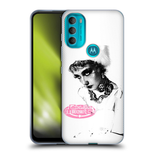 Chloe Moriondo Graphics Portrait Soft Gel Case for Motorola Moto G71 5G