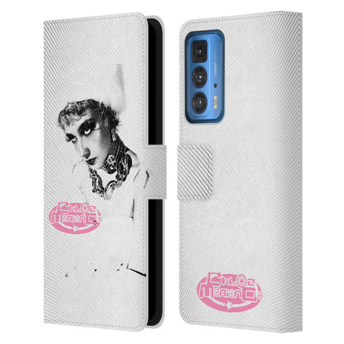 Chloe Moriondo Graphics Portrait Leather Book Wallet Case Cover For Motorola Edge 20 Pro