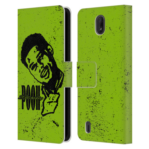 Pooh Shiesty Graphics Sketch Leather Book Wallet Case Cover For Nokia C01 Plus/C1 2nd Edition