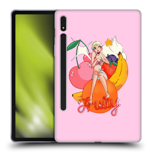 Chloe Moriondo Graphics Fruity Soft Gel Case for Samsung Galaxy Tab S8