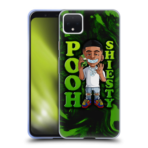 Pooh Shiesty Graphics Green Soft Gel Case for Google Pixel 4 XL