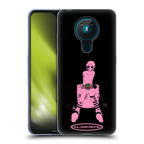 Chloe Moriondo Graphics Pink Soft Gel Case for Nokia 5.3