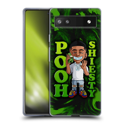 Pooh Shiesty Graphics Green Soft Gel Case for Google Pixel 6a