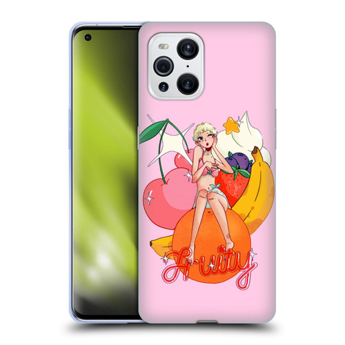 Chloe Moriondo Graphics Fruity Soft Gel Case for OPPO Find X3 / Pro