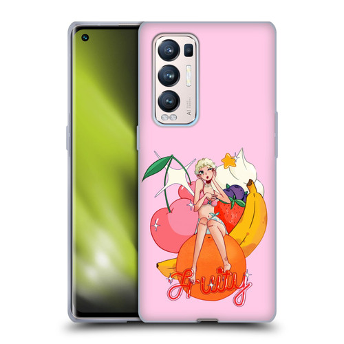 Chloe Moriondo Graphics Fruity Soft Gel Case for OPPO Find X3 Neo / Reno5 Pro+ 5G