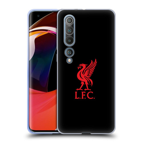 Liverpool Football Club Liver Bird Red Logo On Black Soft Gel Case for Xiaomi Mi 10 5G / Mi 10 Pro 5G