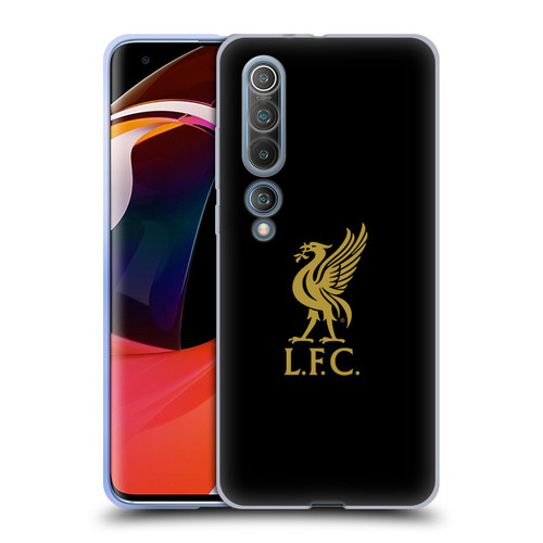 Liverpool Football Club Liver Bird Gold Logo On Black Soft Gel Case for Xiaomi Mi 10 5G / Mi 10 Pro 5G