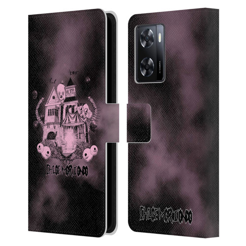 Chloe Moriondo Graphics Hotel Leather Book Wallet Case Cover For OPPO A57s