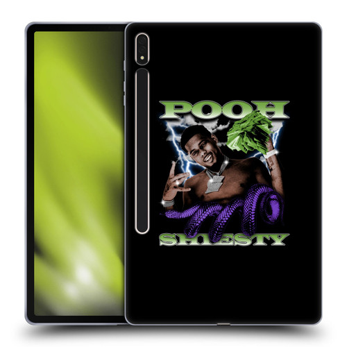 Pooh Shiesty Graphics Photo Soft Gel Case for Samsung Galaxy Tab S8 Plus