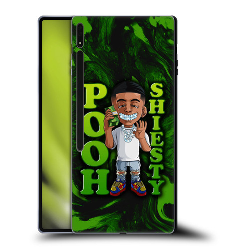 Pooh Shiesty Graphics Green Soft Gel Case for Samsung Galaxy Tab S8 Ultra