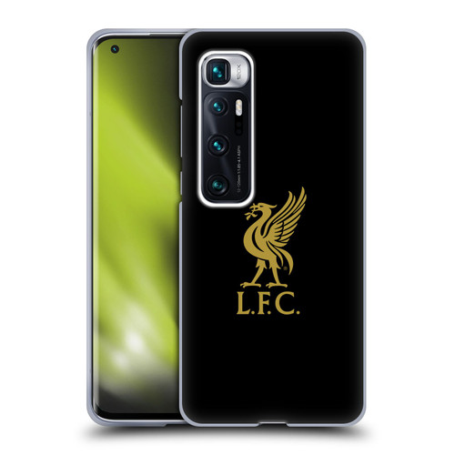 Liverpool Football Club Liver Bird Gold Logo On Black Soft Gel Case for Xiaomi Mi 10 Ultra 5G