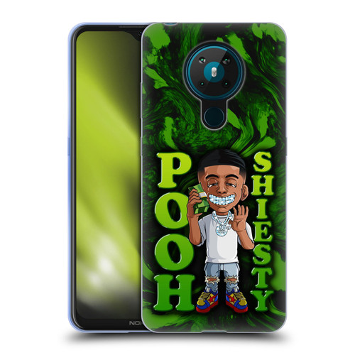 Pooh Shiesty Graphics Green Soft Gel Case for Nokia 5.3