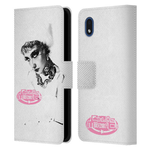 Chloe Moriondo Graphics Portrait Leather Book Wallet Case Cover For Samsung Galaxy A01 Core (2020)