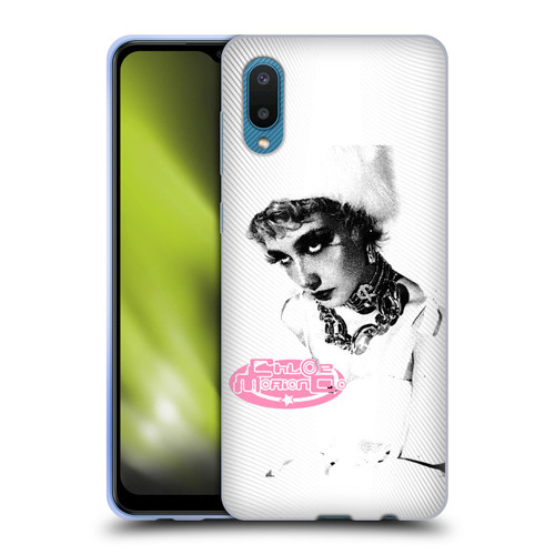 Chloe Moriondo Graphics Portrait Soft Gel Case for Samsung Galaxy A02/M02 (2021)