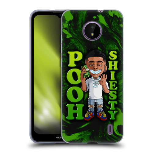Pooh Shiesty Graphics Green Soft Gel Case for Nokia C10 / C20