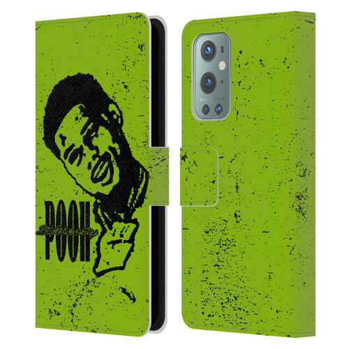 Pooh Shiesty Graphics Sketch Leather Book Wallet Case Cover For OnePlus 9