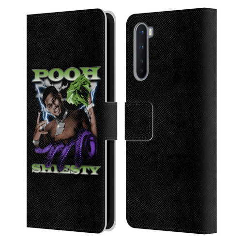 Pooh Shiesty Graphics Photo Leather Book Wallet Case Cover For OnePlus Nord 5G