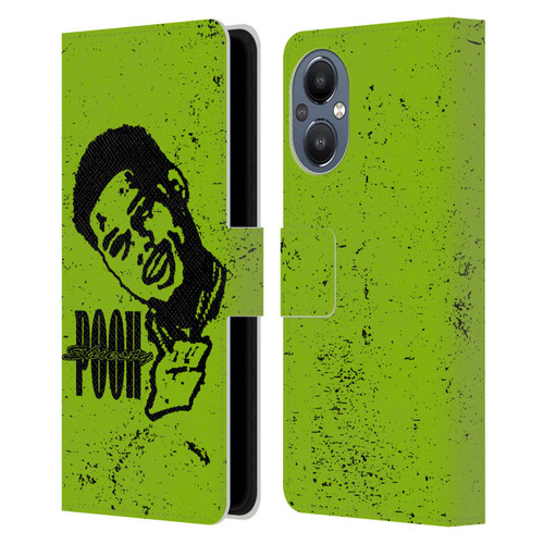 Pooh Shiesty Graphics Sketch Leather Book Wallet Case Cover For OnePlus Nord N20 5G