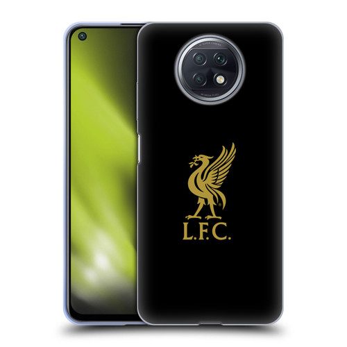 Liverpool Football Club Liver Bird Gold Logo On Black Soft Gel Case for Xiaomi Redmi Note 9T 5G