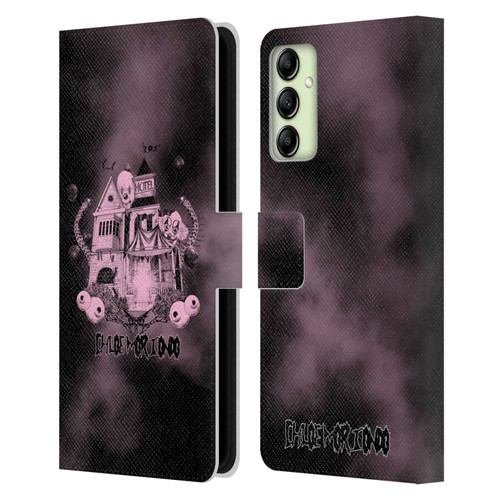 Chloe Moriondo Graphics Hotel Leather Book Wallet Case Cover For Samsung Galaxy A14 5G