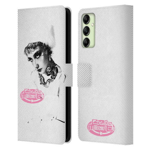 Chloe Moriondo Graphics Portrait Leather Book Wallet Case Cover For Samsung Galaxy A14 5G