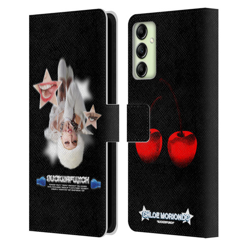Chloe Moriondo Graphics Album Leather Book Wallet Case Cover For Samsung Galaxy A14 5G
