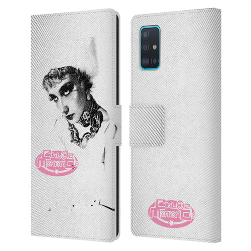 Chloe Moriondo Graphics Portrait Leather Book Wallet Case Cover For Samsung Galaxy A51 (2019)