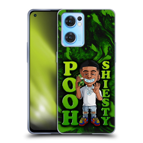 Pooh Shiesty Graphics Green Soft Gel Case for OPPO Reno7 5G / Find X5 Lite