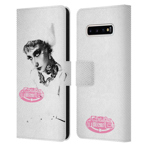 Chloe Moriondo Graphics Portrait Leather Book Wallet Case Cover For Samsung Galaxy S10+ / S10 Plus