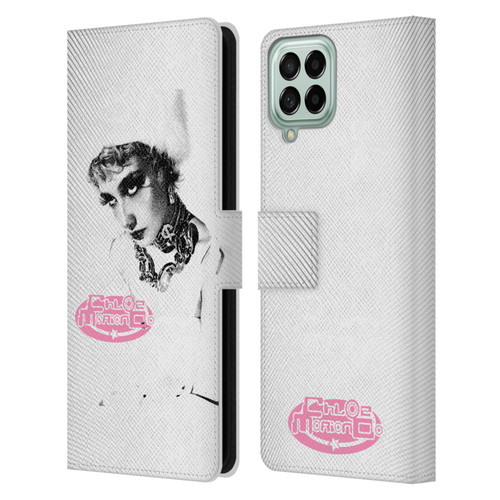Chloe Moriondo Graphics Portrait Leather Book Wallet Case Cover For Samsung Galaxy M33 (2022)