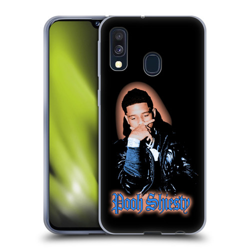 Pooh Shiesty Graphics Light Soft Gel Case for Samsung Galaxy A40 (2019)