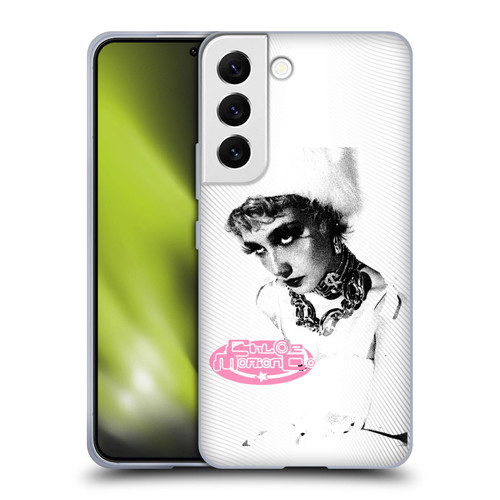 Chloe Moriondo Graphics Portrait Soft Gel Case for Samsung Galaxy S22 5G