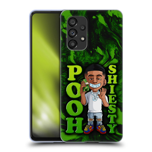 Pooh Shiesty Graphics Green Soft Gel Case for Samsung Galaxy A53 5G (2022)