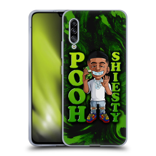 Pooh Shiesty Graphics Green Soft Gel Case for Samsung Galaxy A90 5G (2019)